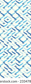 Creating patterns for fabric printing with plain lines or geometric lines and people-friendly colors. This creation is based on vector images. trendy design with basic shapes on vector image.
