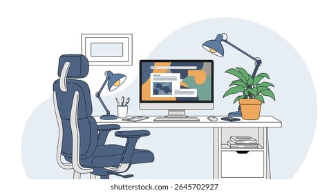 Creating the Perfect Office Space and Getting Comfortable and Inspired