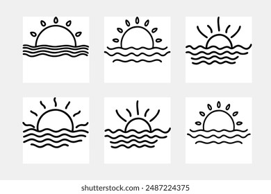 Creating a rising sun vector involves a few specific steps to achieve a clean and scalable design.