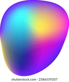 Creating a smooth gradient, blending vibrant shades of blue, yellow, and purple into a colorful abstract background, ideal for modern and dynamic design projects