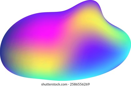 Creating a smooth gradient mesh, vibrant and colorful abstract background features flowing shapes, ideal for modern and creative designs seeking dynamic and eye catching elements