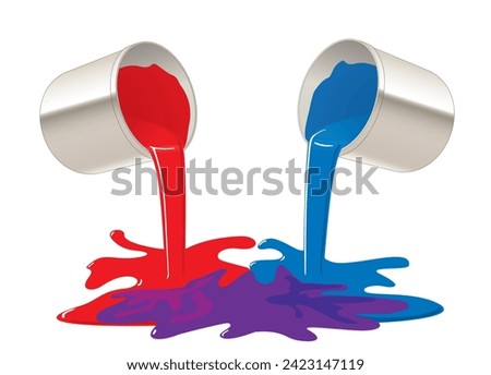 Creating Violet and Purple Color by mixing two colors.eps