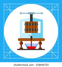Creating Wine Concept Icon