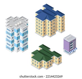 Creating your perfect road, park, and infrastructure out of isometric city map design elements is a great way to express your vision. This is a standalone collection of 3D flat icons.