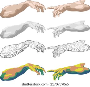 Creation of Adam by Michelangelo