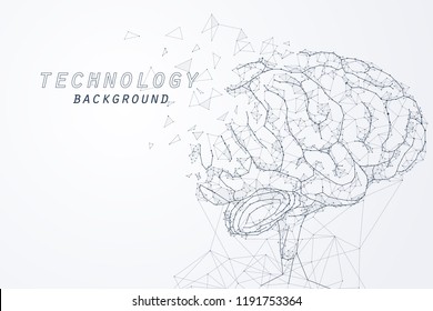 The Creation of AI; group edge and mesh brain; artificial intelligence and futuristic technology.