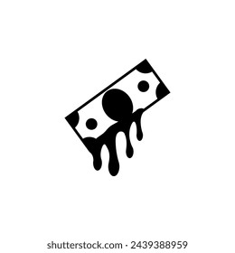 Creation Counterfeit Money flat vector icon. Simple solid symbol isolated on white background