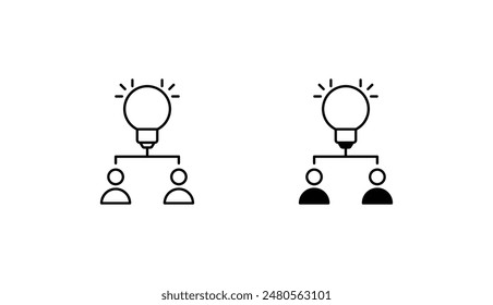 Erstellen von Symboldesign mit weißem Hintergrund Stock Illustration