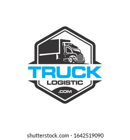 Creation Logo Truck Logistic Transportation Concept Stock Vector ...