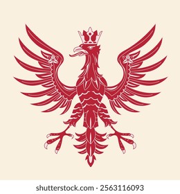 Creation of a Poland eagle as patriotic and national emblem