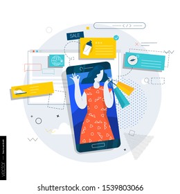 Creation and promotion of web sites and mobile applications. Programming and design. Concepts illustration for web page design for website and mobile website development.