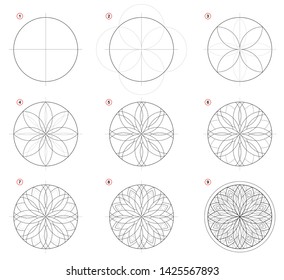 rose window outline