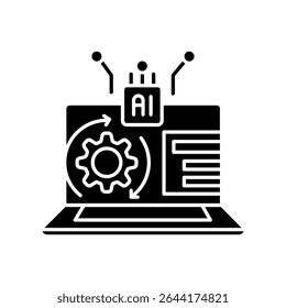 criação testes exame ícone preto plano para projetos digitais e de impressão.  Ícones mínimos de limpeza para aplicativos e sites. Ícones simples modernos para UI UX e branding