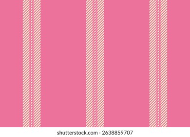 Creation vertical texture pattern, product fabric stripe vector. Hanukkah textile lines background seamless in pink and lemon chiffon colors palette.