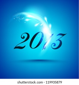 creative 2013 happy new year graphic design