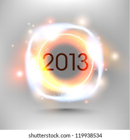 creative 2013 happy new year graphic design