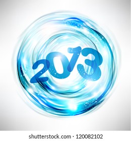 creative 2013 happy new year graphic design