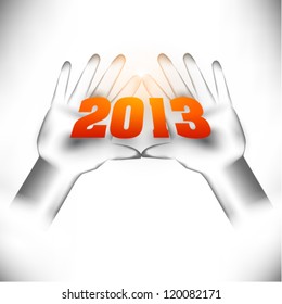 creative 2013 happy new year graphic design