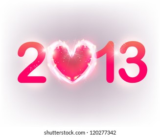 creative 2013 happy new year graphic design