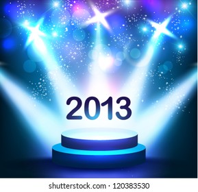 creative 2013 happy new year graphic design