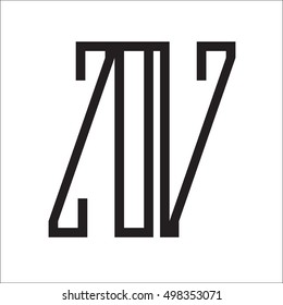 Creative 2017 Text Design vector. Long letters