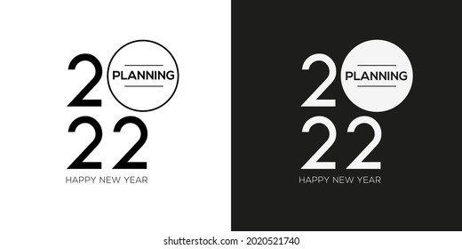 Creative (2022 planning) text written in speech bubble ,Vector illustration.