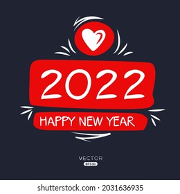 Creative (2022) text written in speech bubble ,Vector illustration.
