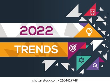 Creative (2022 trends) Design, letters and icons, Vector illustration.
