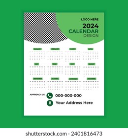 Creative 2024 Wall Calendar Design