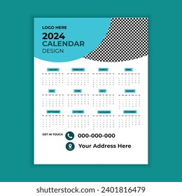Creative 2024 Wall Calendar Design