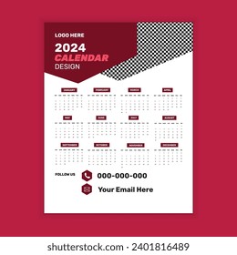 Creative 2024 Wall Calendar Design