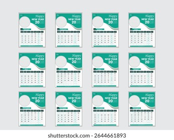 Creative 2025 Calendar Design Template