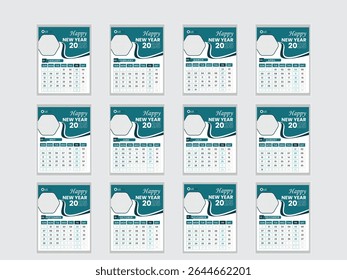 Creative 2025 Calendar Design Template