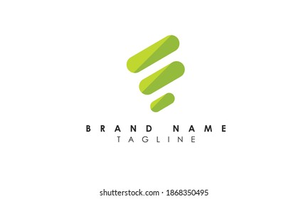 Diseño de logotipo 3D F creativo
