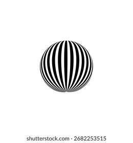 creative 3d logo design in the form of a ball
