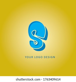 Creative 3D-Buchstaben-Logo-Design mit Formen und Schatten | Alphabet