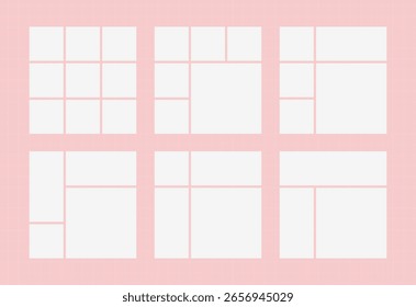 Creative 3x3 Grid Bento Design for Instagram, Portfolios, and Moodboards