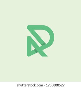 Creative 4 D Letter Logo Design With Shapes and Shadow. Number And Letter Icon .4 D Logo Design Vector Template.
