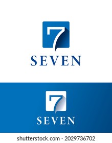  CREATIVE 7 NUMBER LOGO DESIGN.	