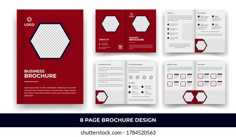 Creative 8 Page Business Brochure Templates