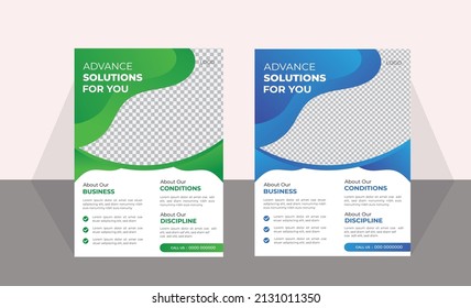 
Creative a4 Abstract Business Modern Vector Flyer Design Template or Brochure Cover Template. Colorful booklet, annual report, corporate identity template in an A4 page.
