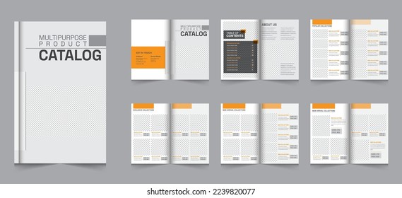 Creative a4 product catalog design Or Catalogue Design, Company product catalogue design template.