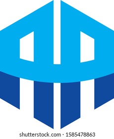 Creative AA logo design for building contractors