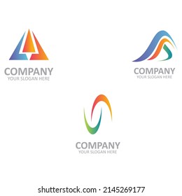 Diseño de logotipo AAS Set Business Letter