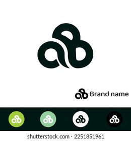 Creative AB letter design logo for a brand, company, and website, AB cloud logo, a logotype with icon concept. AB Letter Logo Design Template Vector Illustration.
Creative monogram letter ab logo.