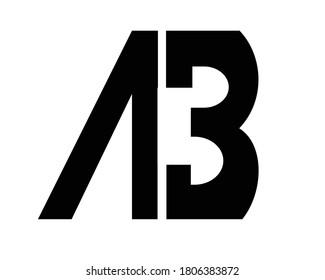 creative ab logo designs and monograms