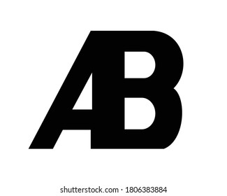 creative ab logo designs and monograms