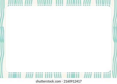 Creative abstract art frame with empty space for your text. Useful for photo cards,school invitations,advertising. Design template with abstract lines.