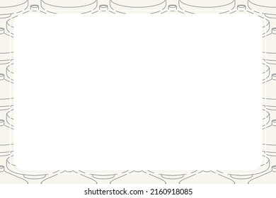 Creative abstract art frame with empty space for your text. Useful for photo cards,school invitations,advertising. Design template with abstract forms.