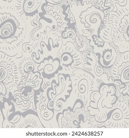 Creative abstract backdrop with unique hand drawn pattern. Psychedelic artwork